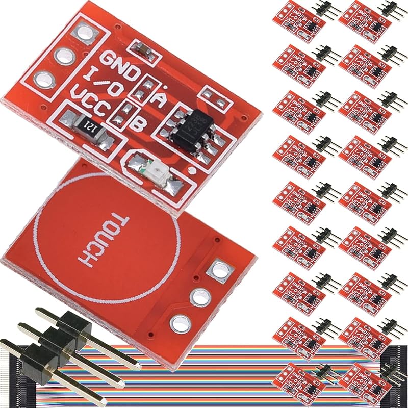 DAOKAI TTP223 Touch Button Module 20 Pcs Self-locking Jog Capacitive Key Switch