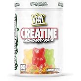 VMI Sports Creatine Monohydrate Powder Muscle Mass &ndash; Strength &ndash; Size &ndash; Power | 5 Grams per Serving (60 Servings, Gummy Bear)