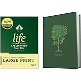 Tyndale NLT Life Application Study Bible, Third Edition, Large Print (Hardcover, Red Letter) – New Living Translation Bible, Large Print Study Bible for Enhanced Readability