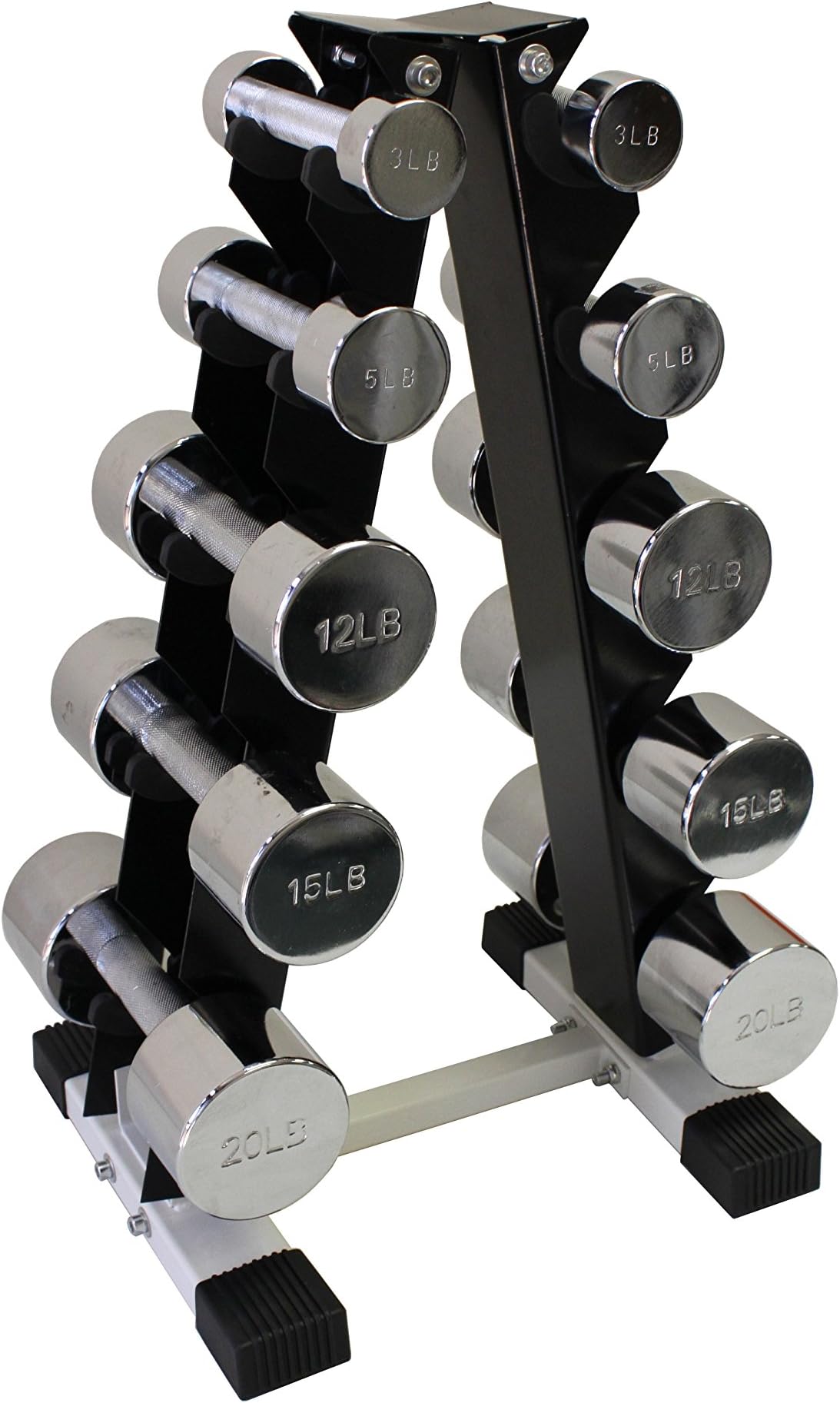 Ader Chrome Dumbbell Beauty Bell Set