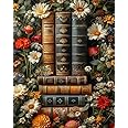 Book Stamped Cross Stitch Kits - Flower Counted Cross Stitch Kits for Beginners Adults Magical Book Needlepoint Cross-Stitch Patterns Dimensions Needlecrafts Embroidery Kits Arts and Crafts