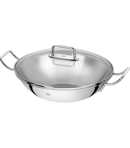 ZWILLING Plus Stainless Steel Wok with Steamer & Lid - Induction
