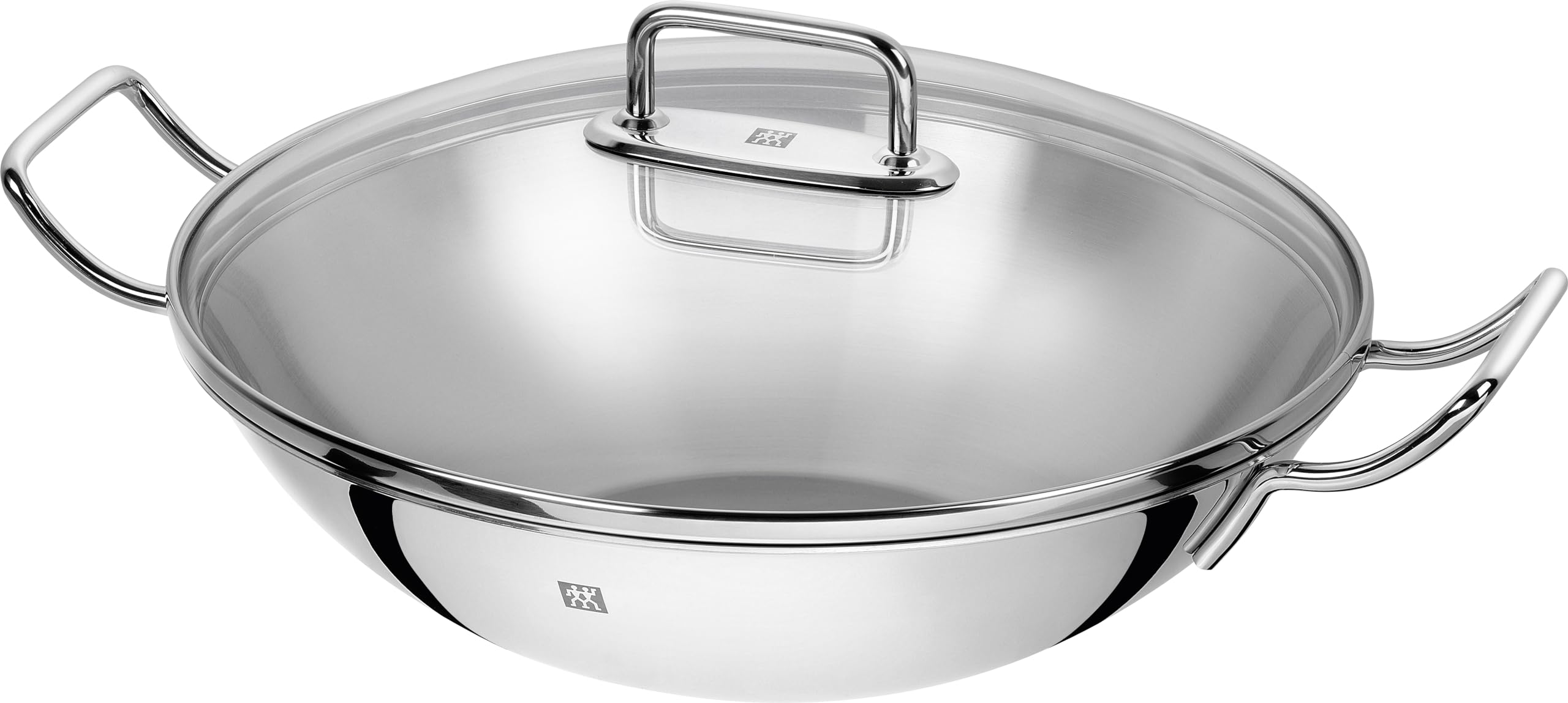ZWILLING Plus Stainless Steel Wok, Silver, 32 x 32 x 10 cm