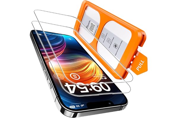 TOCOL for iPhone 12 Pro Max Screen Protector [9H Hardness] [Military Grade Shatterproof] HD Tempered Glass for iPhone 12 Pro