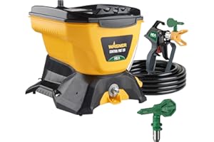 Wagner Spraytech 2467899 Control Pro 130 Power Tank Paint Sprayer Kit, High Efficiency Airless with Low Overspray, Including 515 & 311 Tips for Large Projects