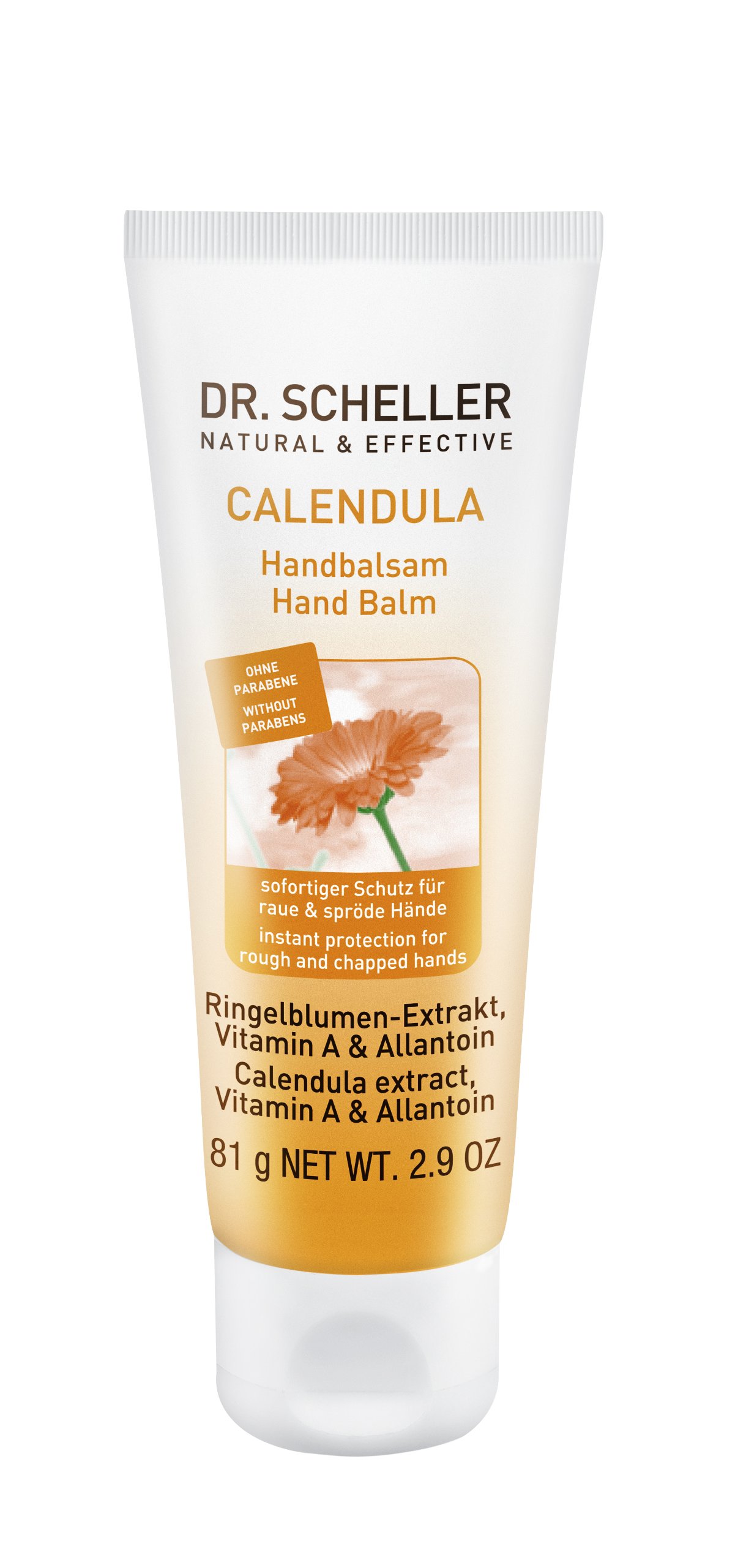 Dr. Scheller Calendula hand balm for rough, stressed hands