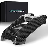 Funparts Carbon Fiber Battery Cover for Surron Light Bee X/S LBX Black | Carbon Fiber Material, Battery Lid Guards Wrap for Sur Ron Electric Dirt Bike, Stylish Unique Gloss, Effective Protection