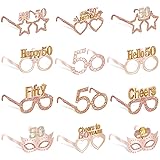 Guiruiy 24PCS 50th Birthday Paper Eyeglasses