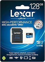 Lexar 128GB microSDXC UHS-I Card Read 100MB/s with SD Adapter LSDMI128BBEU633A view 2