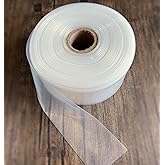 4 Mil Thick Poly Tubing Roll 2.4 Inch x280 Feet,4/5/8/10/12/15cm Available for Custom Poly Bag Packaging Solution