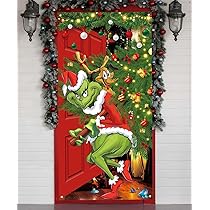 thumbnail image 2 of Grinchmas Christmas Decorations, Welcome To Whoville Banner & Hanging... 2 of 14