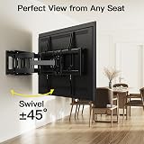Alphamount TV Wall Bracket Dual Articulating Arms 37-80 Inch 4K Up to 45kg view 8