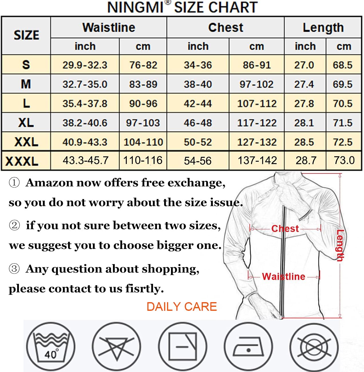 NINGMI Sauna Suit for Men Sweat - Zipper Long Sleeve Workout Jacket Mens Body Shaper Gym Belly Slimming Shirt Fitness Tan Top : Sports & Outdoors