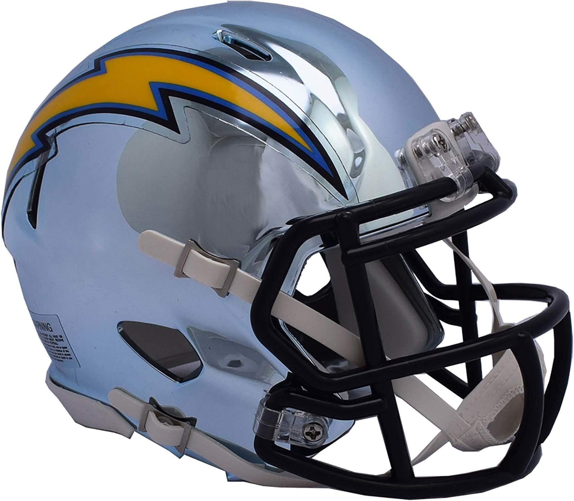 Sports Memorabilia Riddell Los Angeles Chargers Chrome Alternate Speed Mini Football Helmet - NFL Mini Helmets
