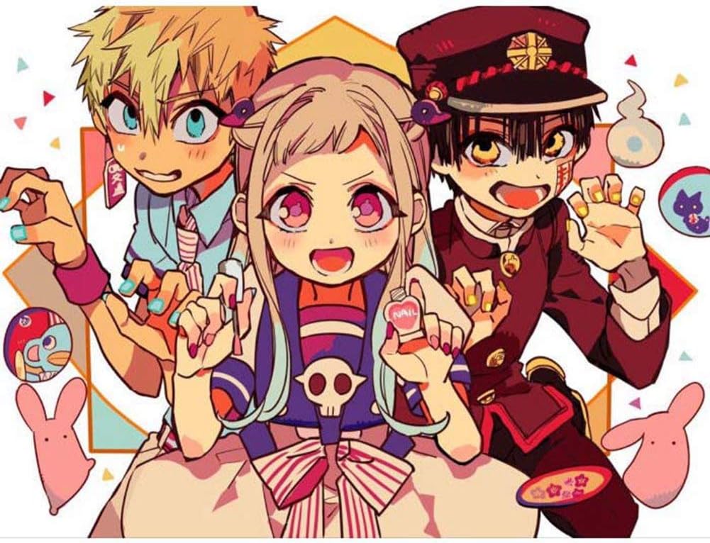 Quero Jom91 Toilet Bound Hanako Kun HD Wall Poster Cosplay Gift for Kids Teens and Anime Fans(2)