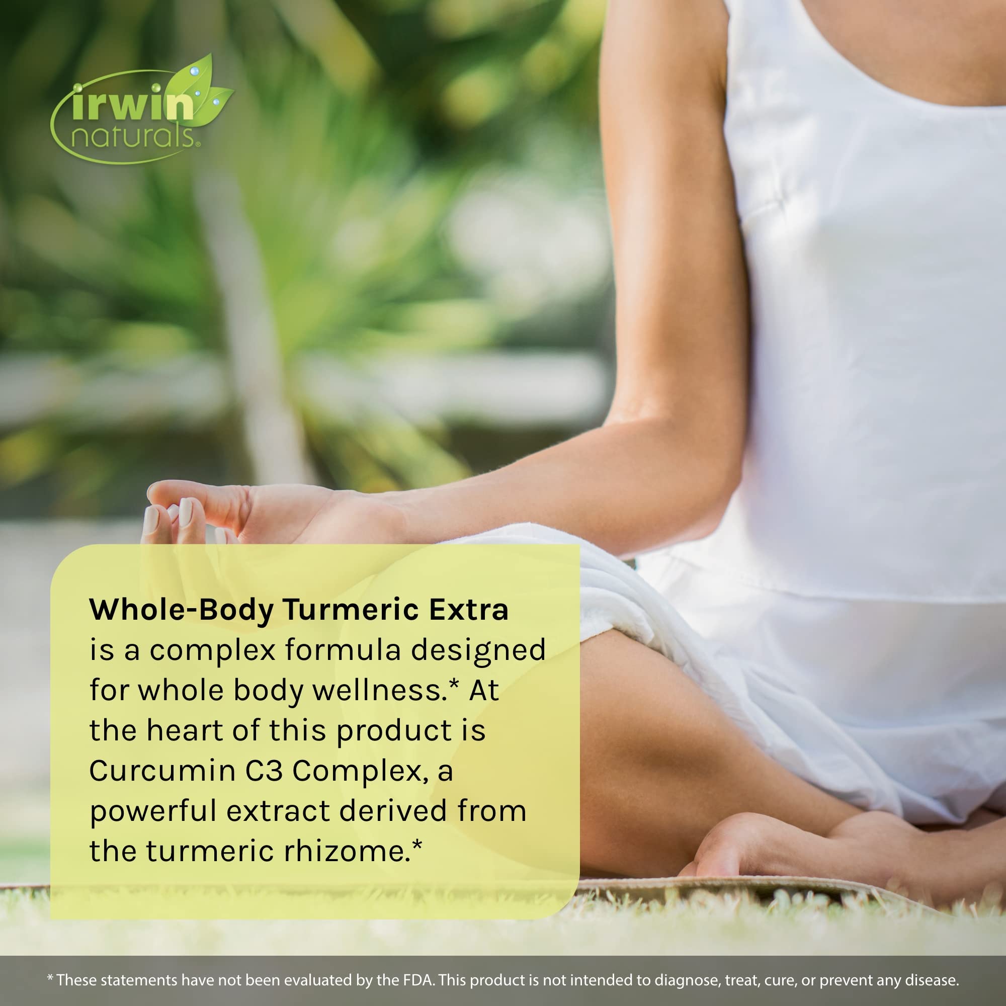 Irwin Naturals Whole-Body Turmeric+ - 60 Liquid Softgels - BioPerine Complex Enhanced Absorption - 30 Total Servings