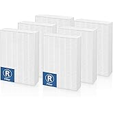 6-Pack HPA300 Replacement Filter R for Honeywell HPA300 Air Purifiers, Fits HPA300, HPA090, HPA100, HPA200 Series, and HPA530