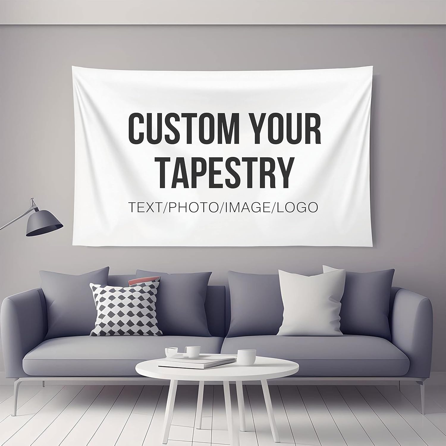 Tapestries - Misnest Custom Tapestry, Personalized Pictures Photos text to Home Dorm Party Livingroom room backdrop decor,Horizontal 60 * 40 inch