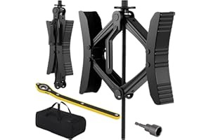 Camper Wheel Chock Stabilizer 2 Sets for RV Travel Trailer Truck, Heavy Duty X-Shaped RV Stabilizer Wheel Chock, Anti-Move Ti