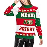 Tipsy Elves Women's Christmas Sweaters - Women's Ugly Christmas Sweaters - Embellished Winter Holiday Pullovers