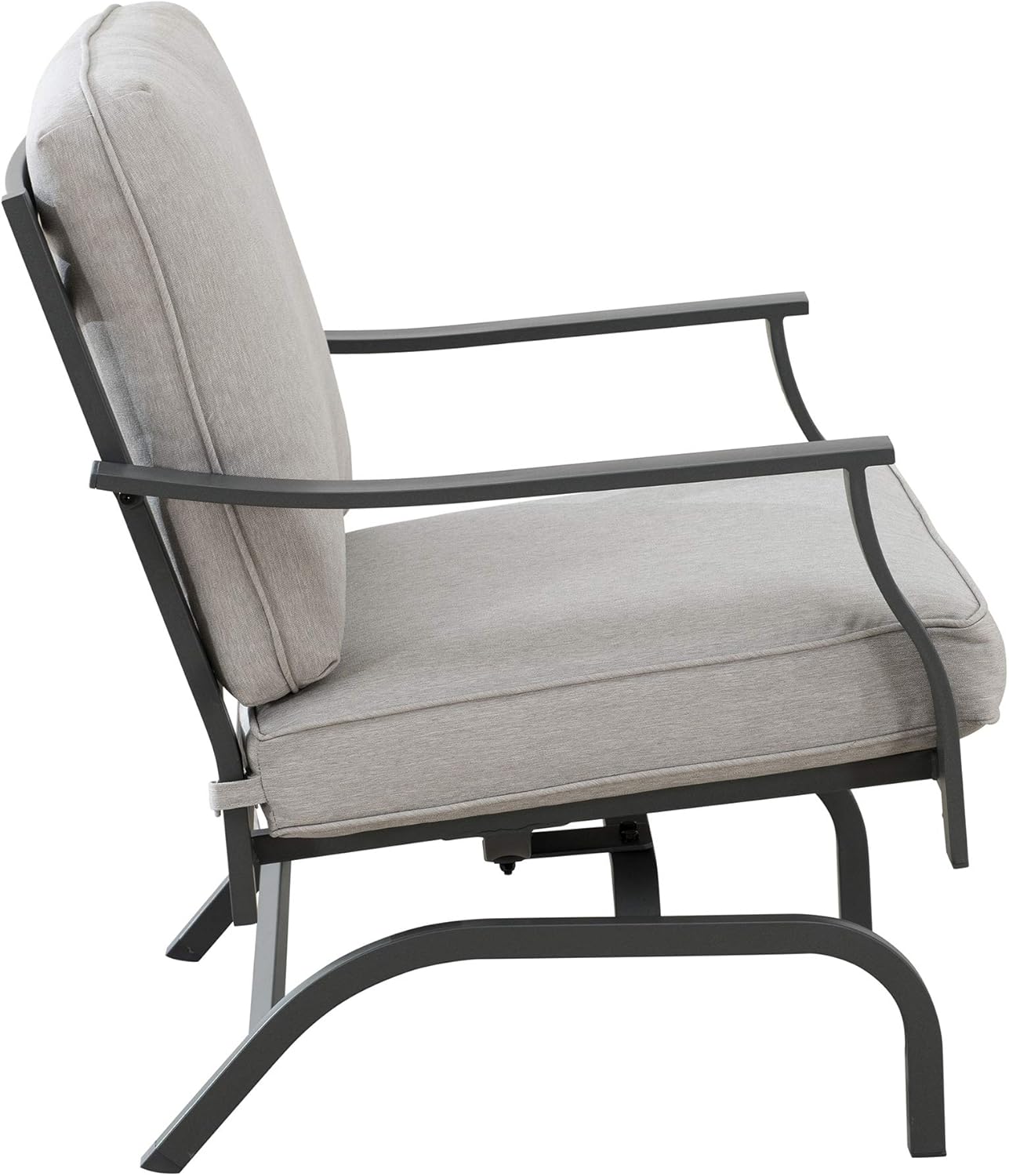  Brand - Ravenna Home Archer Steel-Framed Outdoor Patio Deep-Seat Chairs, Set of 2, 31"W, Gray : Garden & Outdoor