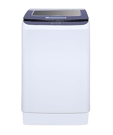 Lloyd 7.5 kg Fully-Automatic Top Loading Washing Machine (LWMT75TGS, Purple and White)