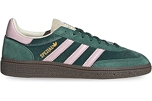 adidas Womens Handball Spezial Shoe, Collegiate Green/Clear Pink/Cream White, 6.5
