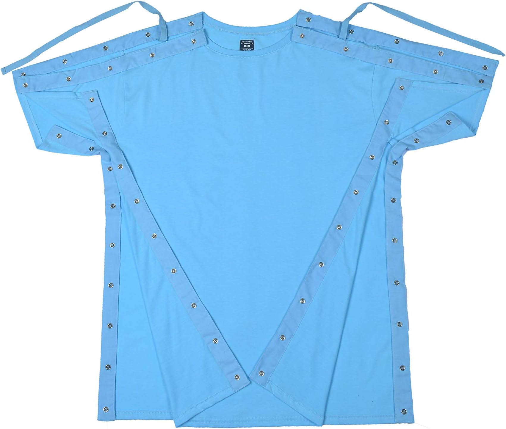 Post Surgery Shirt with Left & Right Side Snap Access