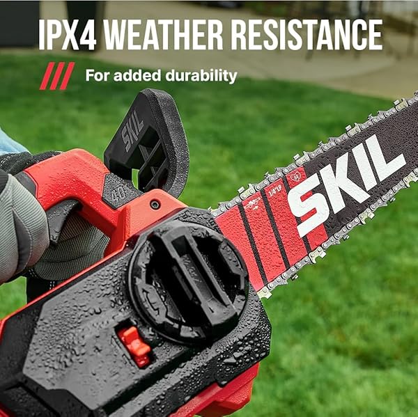SKIL PWR CORE 40 BRUSHLESS 40V 12-INCH CHAINSAW KIT, BATTERY POWERED CHAINSAW, ELECTRIC CORDLESS, INCLUDES 40V 2.0AH BATTERY AND CHARGER – TH1200C-11