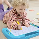 SGILE Large Magnetic Drawing Board for Toddlers 26x20 cm Learning Stamp Kit view 8