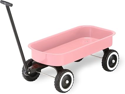 pink toy wagon