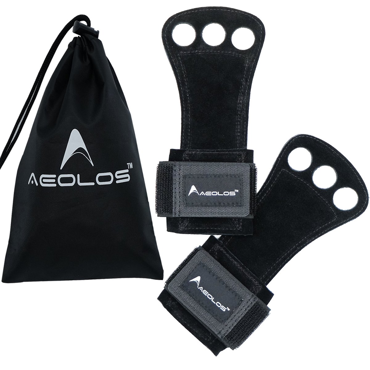 AEOLOS Leather Gymnastics Hand GripsGreat for Gymnastics,Pull up