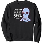 Threadless Nathan W. Pyle Aimlessly Graphic Sweatshirt