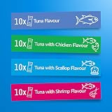 INABA Churu Tuna Seafood Variety Box 40 x 14g Cat Treats Creamy Purée view 2