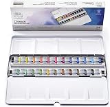Winsor & Newton Cotman Complete Travel Tin 24 Half Pans Watercolour