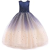 Flower Girls Tulle Dress Bridesmaid Sparkle Wedding Pageant Dresses Princess Birthday Party