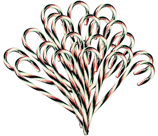 HERSHEY’S HOLIDAY CANDY CANES, MINT CHOCOLATE, 12 COUNT, 5.28 OUNCE