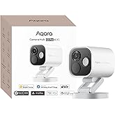 Aqara 4MP Camera Hub G5 Pro WiFi, True Color Night Vision Security Camera Outdoor, 2.4/5Ghz WiFi, HomeKit Secure Video, Thread Border Router, Local Detection, Thread/Zigbee, Supports Alexa,Google Home