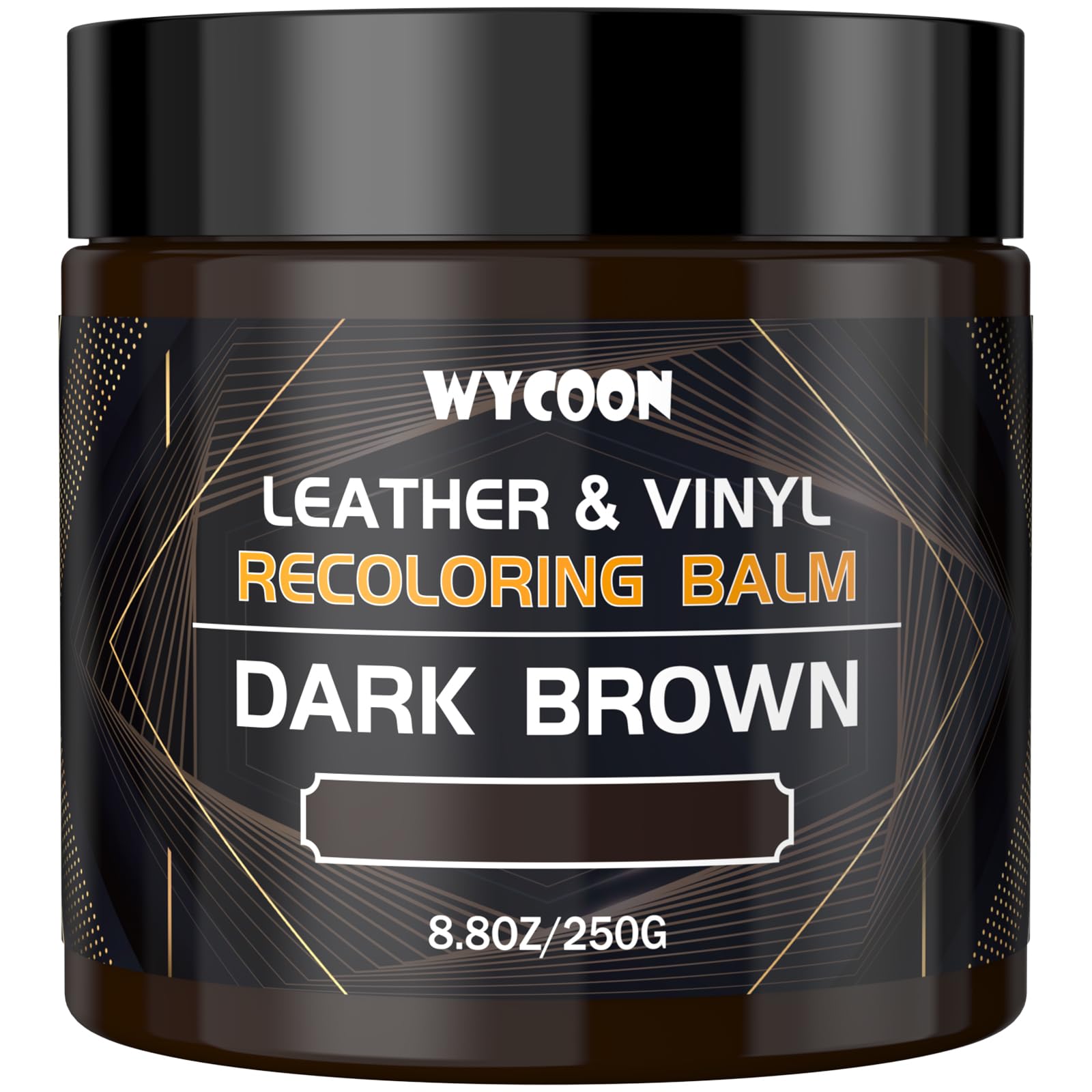 Photo 1 of WYCOON Leather Recoloring Balm, Dark Brown Leather Repair Kit for Furniture, Leather Dye & Paint, Color Restorer for Couches, Car Seats, Shoes - Restore Scratched, Faded and Cracked Surfaces