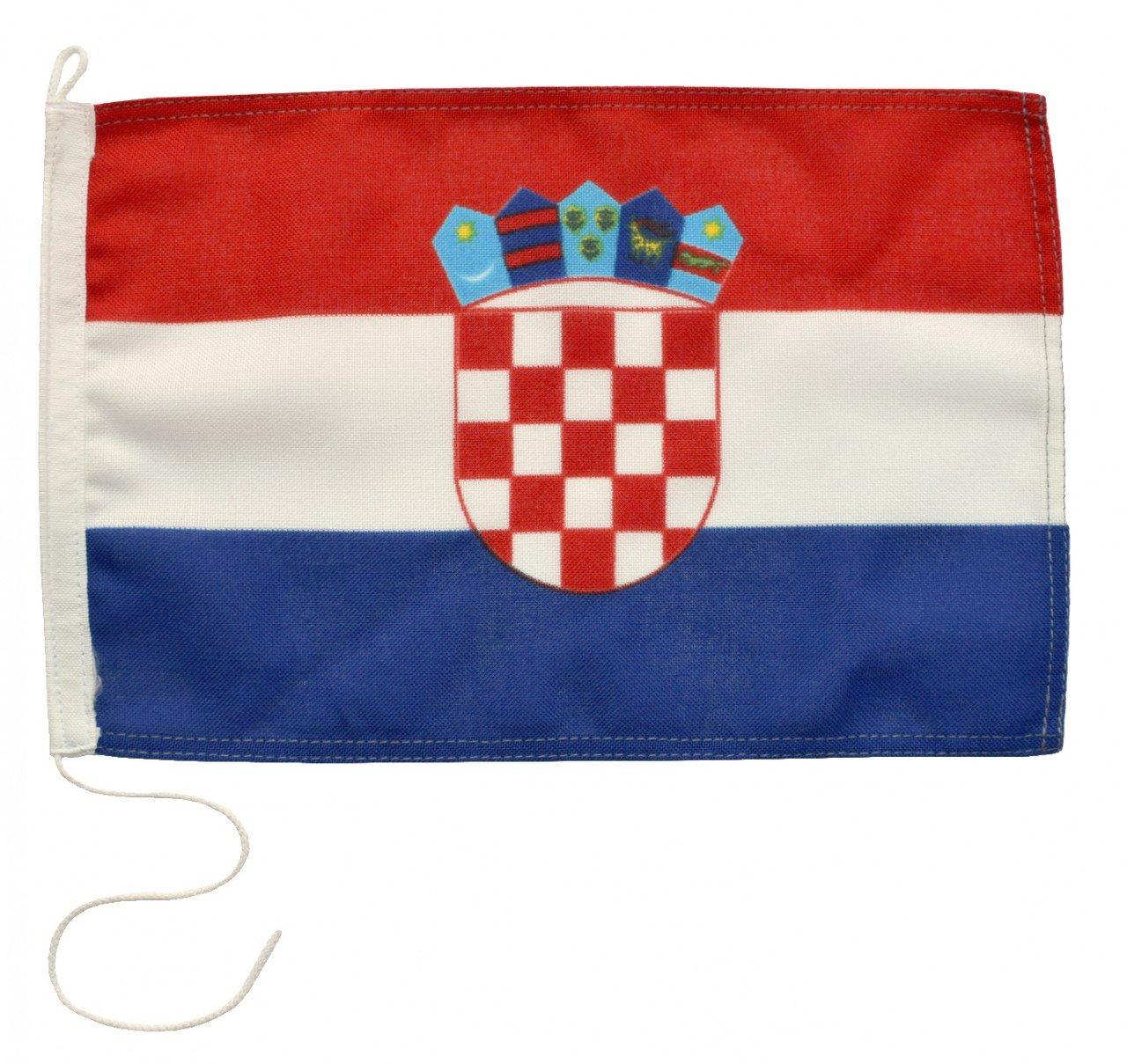 NAVYLINE Host Country Flag Croatia in Two Sizes: Red-White-Blue, 20 x 30 cm or 30 x 45 cm