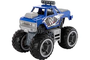 Mattel WWE Action Figure & Vehicle Playset, Wrekkin Slam Crusher Monster Truck with 8 Breakaway Parts
