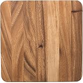 Ironwood Gourmet Square Cutting Board, Acacia Wood 0.5 x 9 x 9 inches