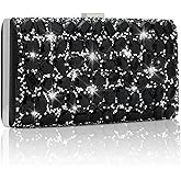 YYW Women Rhinestone Clutch Purse Evening Bag Sparkly Crystal Beaded Handbag for Party