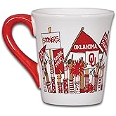 Magnolia Lane Oklahoma Sooners Cheer Mug, 18-Ounce, Multicolor