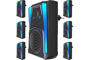 BUZZKICK Ultrasonic Repeller Insect Indoor Repellent, Electronic Pest Repellent Plug in Control for Insect Cockroach Ant Bug Mosquitoes Insects Spiders Mouse Rodent for Home Kitchen Office Warehouse 6 Packs