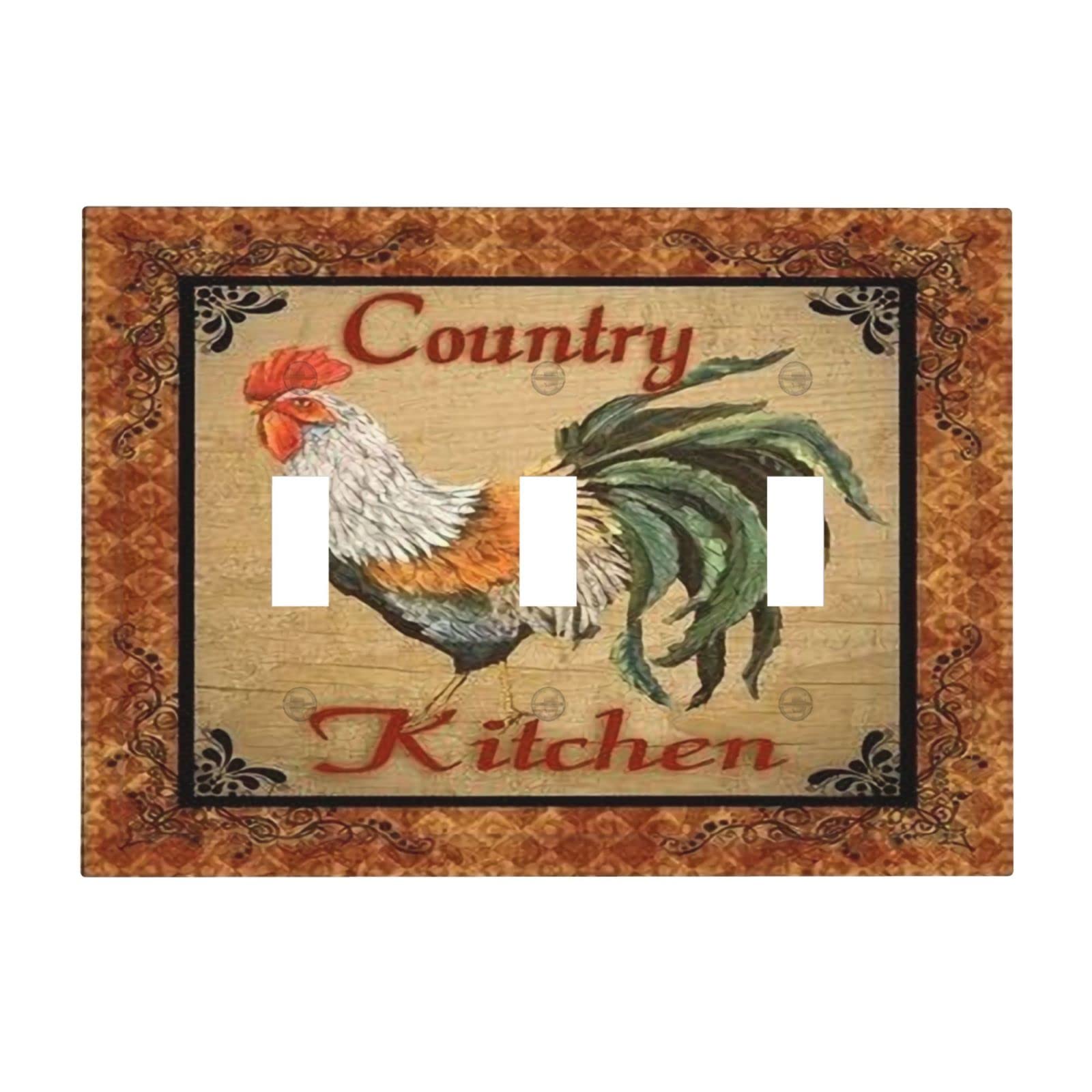 Modern Farmhouse Light Switch Cover Triple Toggle