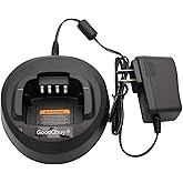 PMLN5228A Charger is Compatible with Motorola CP185 CP100D CP476 CP477 CP1300 CP1600 CP1660 EP350 P140 P145 P160 Radio PMNN4476A PMNN4081AR PMNN4080 PMLN5398