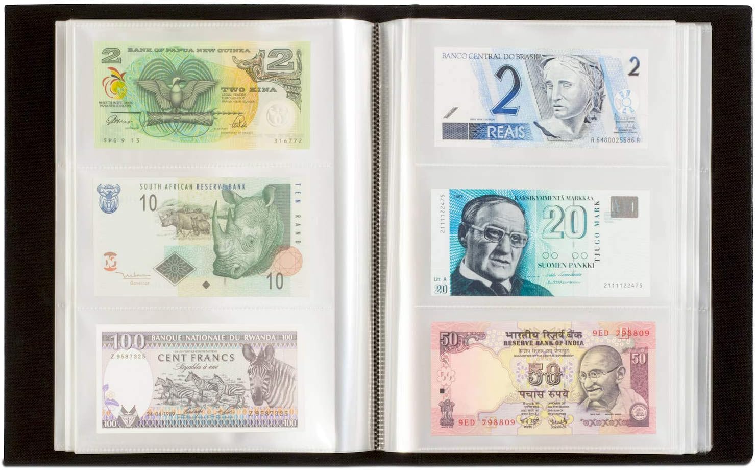 Leuchtturm Banknotenalbum – Für Bis Zu 300 Geldscheine, Inkl. 100 Klarsichthüllen