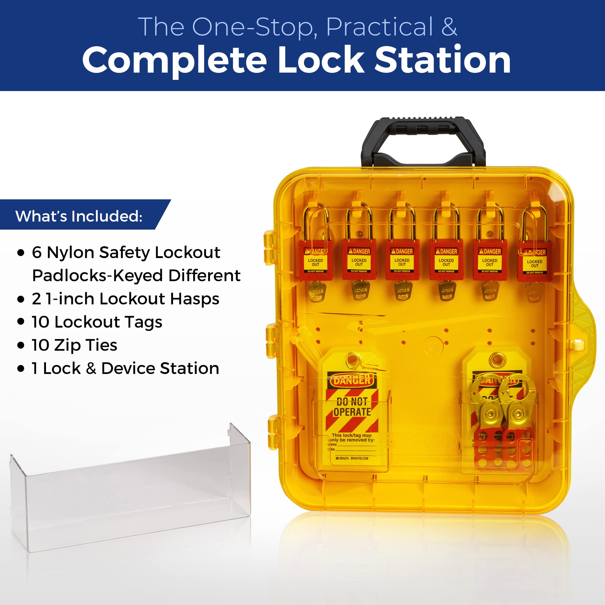 Mua BRADY Lockout Tagout Station with Loto Devices. Lock Out Tag Out ...