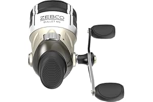 Zebco Bullet MG Spincast Fishing Reel, Size 30 Reel, Ultra-Lightweight Magnesium Body, Changeable Right- or Left-Hand Retriev